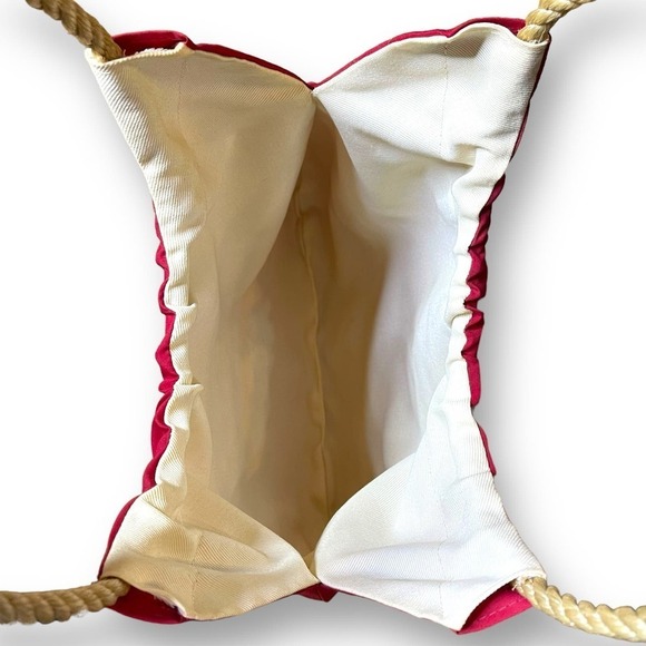 Oklahoma Sooners Handbag Womens Rope Handle Purse - Picture 3 of 7